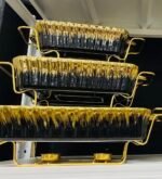 Luxury 3 Pcs Buffet Dish Set with Golden Stand - Image 3
