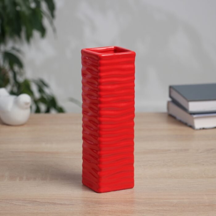 Wavy Ceramic Vase - Image 2