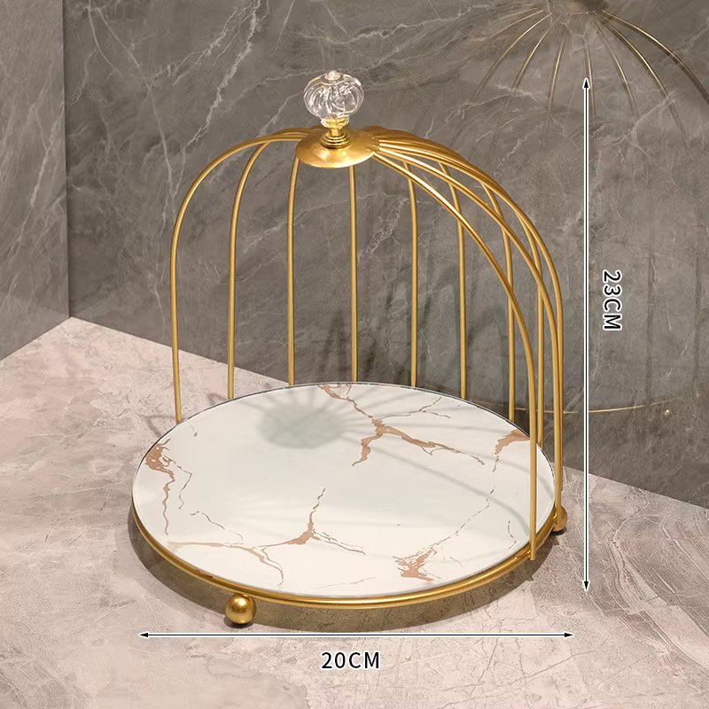 IMG_8119 Luxury Golden Cage Style Serving Platter & Organizer - Image 5