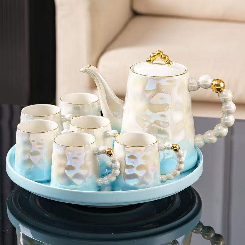 d8496099-800b-4c63-bb28-d039d6733006 8 Pcs Elegant Ceramic Tea Set - Image 3