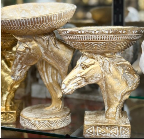 Screenshot Resin Horse Bowl 2 Pcs Set - Image 1