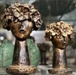 2 Pcs Floral Face Vase Set - Image 3