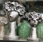 2 Pcs Floral Face Vase Set - Image 4