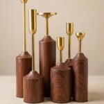Metal Candle Holder 6 Piece Set - Image 2