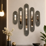 Luxury Ornate 5-Piece Wall Hanging Mirror Set